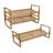 12 Pair Stackable Solid Wood Shoe Rack