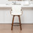 Youngstown Upholstered Swivel Counter Stool With Wood Frame-123200776