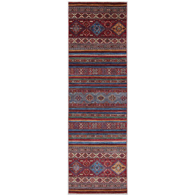 Runner Ahmarria Oriental Hand Woven 85cm X 291cm Area Rug
