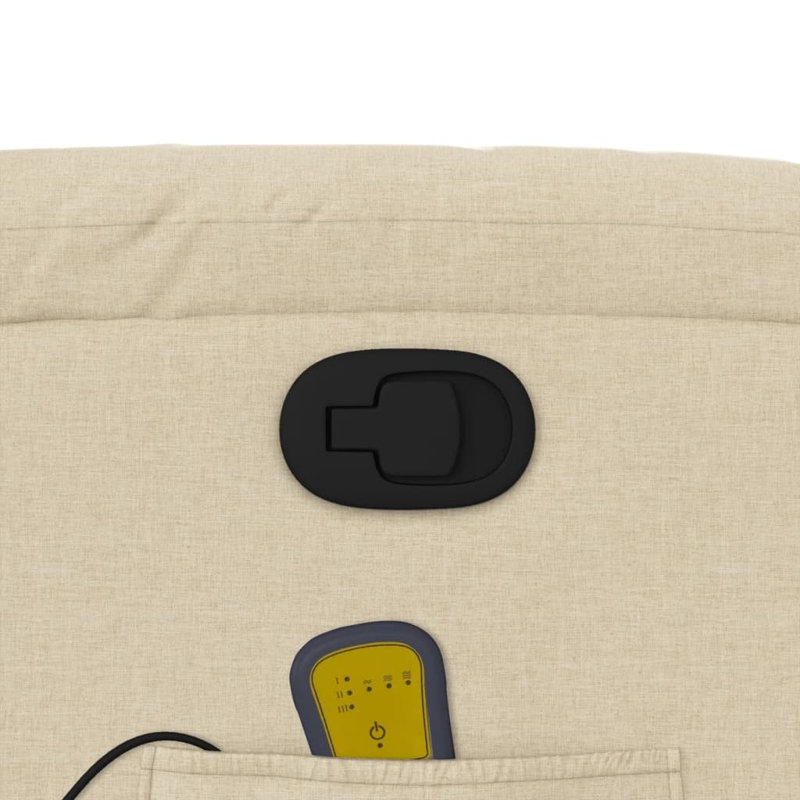 Fauteuil de massage, Manuel, Polyester crème