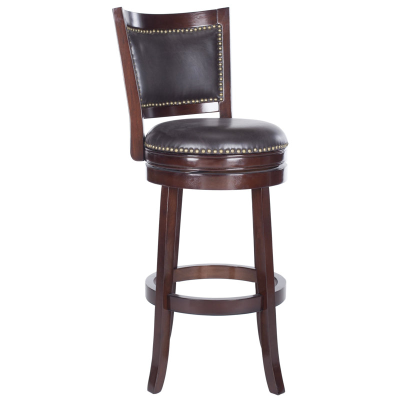 Brockway Swivel Bar Stool, Sierra Brown / Brown