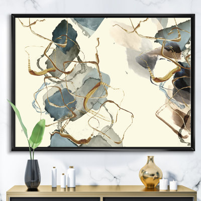 Gold Glam Squares VI - reproduction d'art sur toile