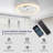 Kaben Flush Mount Ceiling Fan with LED Light and Remote Control-793773195