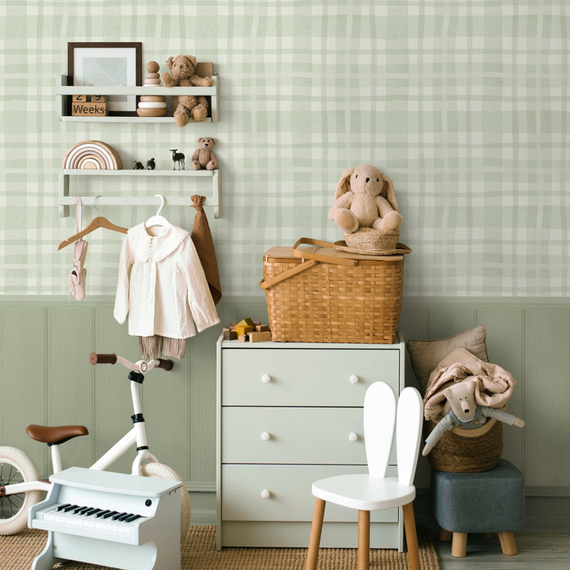 10.05m x 53cm Matte Wallpaper Roll, Green