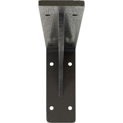 2"W x 14"D x 5 1/4"H Embrey Steel Bracket, Hammered Gray
