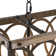 3 - Light Rustic Wood Kitchen Island Rectangular Chandelier