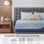 Matelas hybride moyen 12 po avec refroidissement au gel de cuivre, ressorts ensachés-103407472-103407478