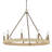 Zeno 9-Light Dimmable Steel Round Chandelier 