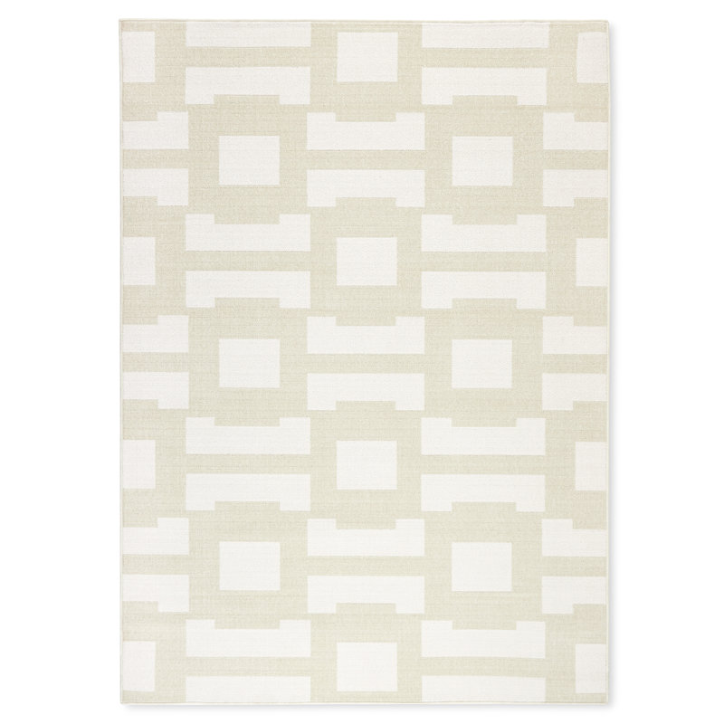TOMMY BAHAMA Isla Coastal Geo Indoor Outdoor Area Rug Sage Green/Ivory, Rectangle 7'10" x 10'2"