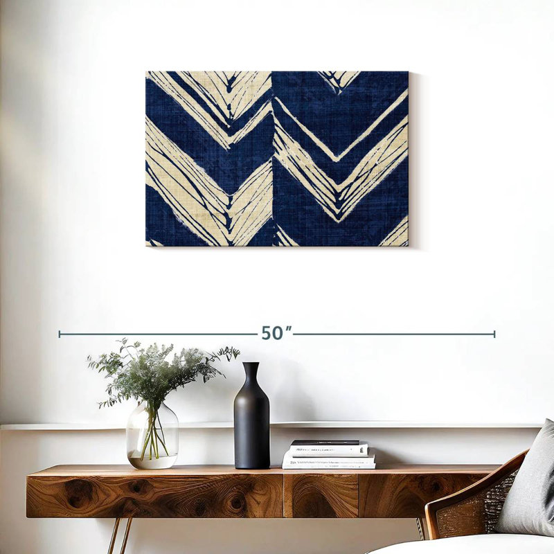Batik indigo Kerner II, H 20 po x l 30 po