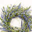 Couronne de porte artificielle 24 po avec fleurs et fleurs