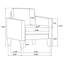Canapé 3 pièces en tissu d'ameublement Ruth-1594912581-1594912580