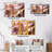 " Luscious Liquid Gold In Subdued Pink And Taupe II " by Designart 3 - Pieces-333086906-333086907