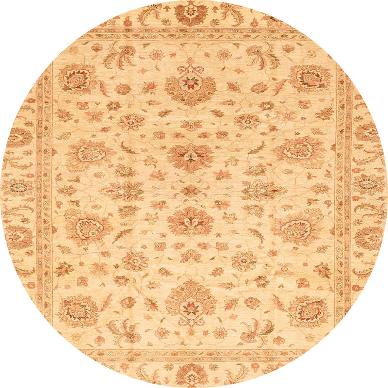 Tapis abstrait moderne 3883, Rond 8 pi