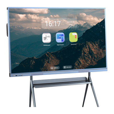JYXCN 4K Uhd Smart TVs, 86 Inch All In One Digital Electronic Whiteboard and Smartboard Interactive Whiteboard Dual System Multi-Touch for Business, Office and Classroom