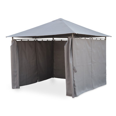 Pelagia 2.9m x 2.9m Steel Patio Gazebo
