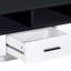 Table basse, blanc et noir