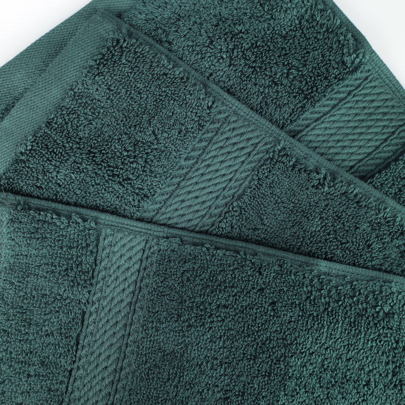 Donlad Certified Certified Egyptian Cotton 800 GSM Heavyweight Plush Solid Luxury Bath Towel, Teal