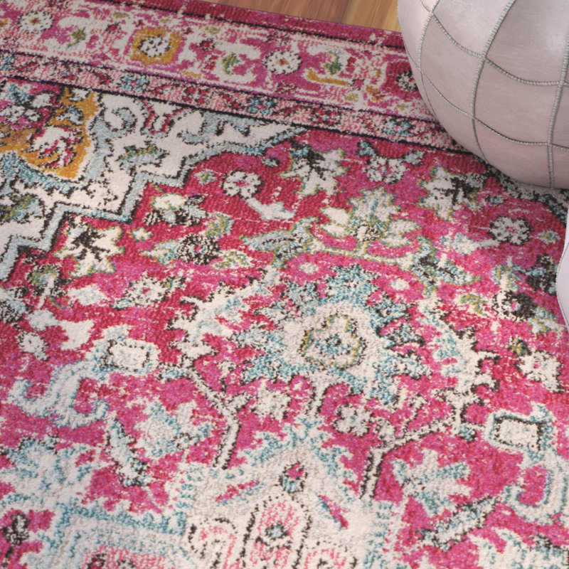 Monaco Performance Oriental Rug, Rectangle 6'7" x 9'2"