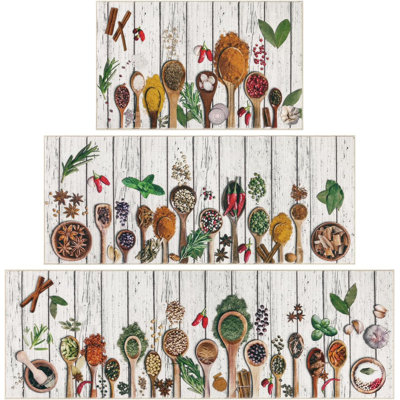 Ensemble de 3 tapis de cuisine Farmhouse