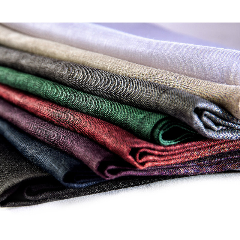 100% Pure Linen Dinner Napkins - Athena, Red Garnet