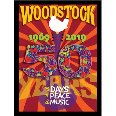 " Woodstock 50Th Anniversary " Graphic Art Print