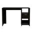 Bureau d'ordinateur compact Omma avec un tiroir et deux tablettes pour un espace de travail et de rangement efficace-172011474
