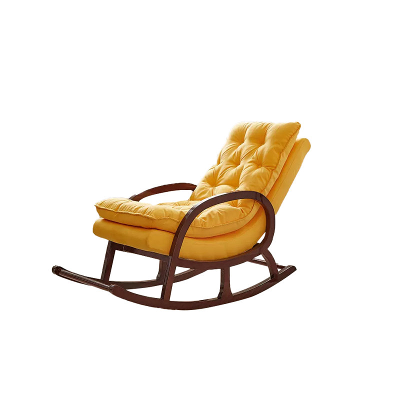 Fauteuil à bascule chinois, Jaune