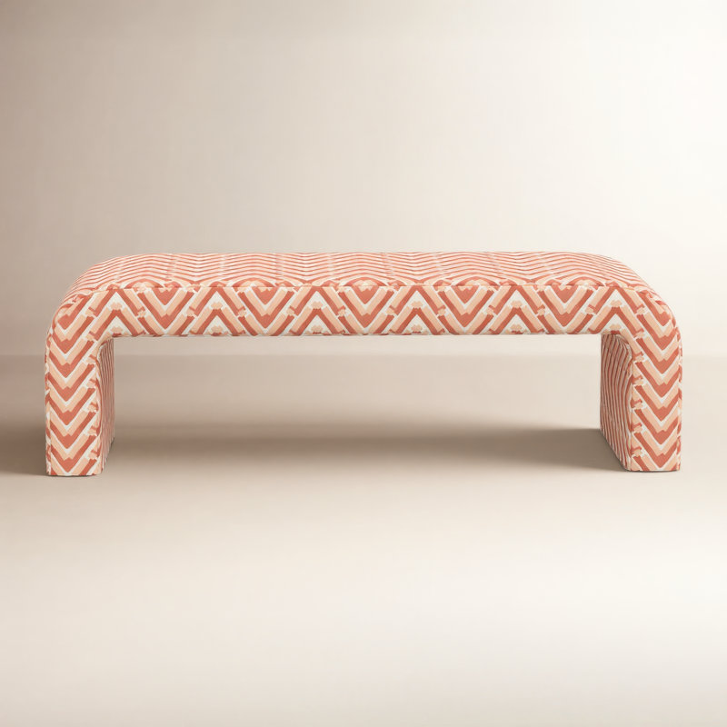 Banc rembourré Barley, Chevron pêche Stroke