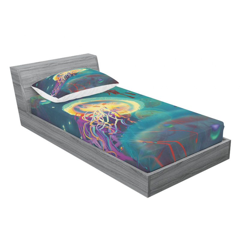 Microfiber Sheet Set, Twin XL Sheet Set with 1 Pillowcase