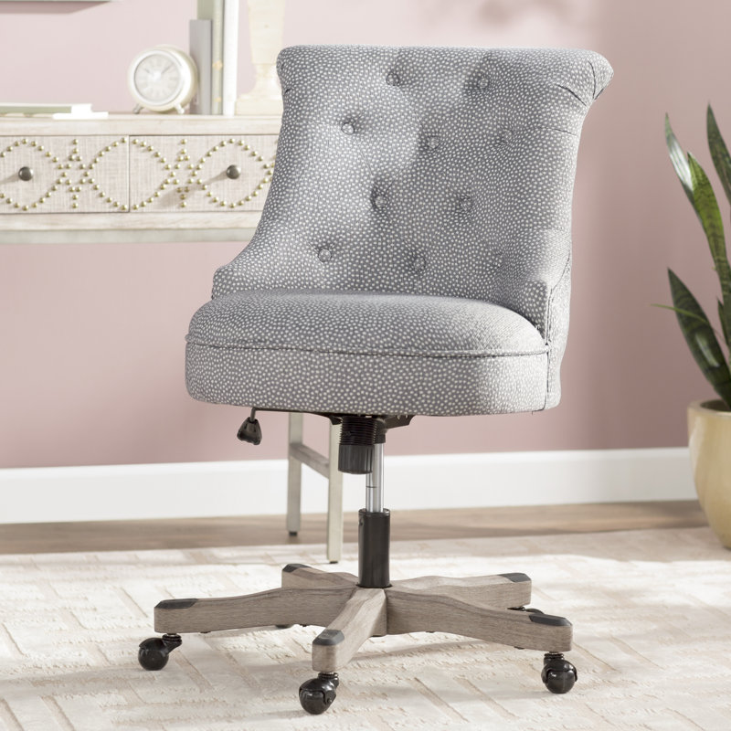 Soule Polyester Blend Task Chair, Light Gray