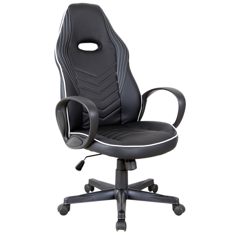 Fauteuil de jeu ergonomique, Blanc