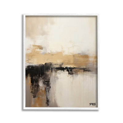 "Neutral Contemporary Horizon" par RB sur toile