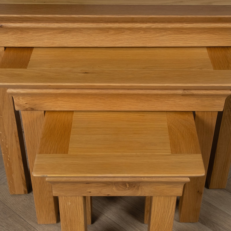 Glessite Solid Wood Nesting Tables
