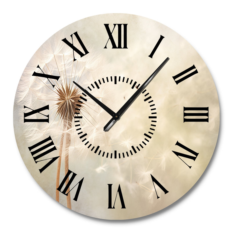 Horloge murale White Dandelion, Grand