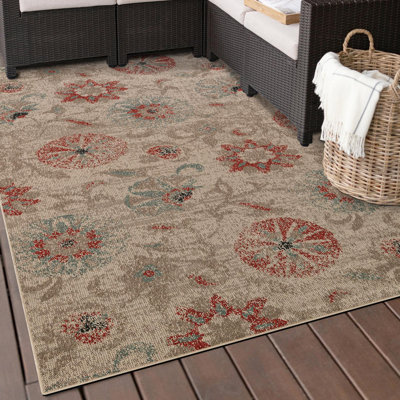 Tapis botanique intérieur / extérieur