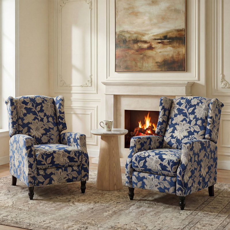 Sobotka Upholstered Recliner, Garden Polyester Blend