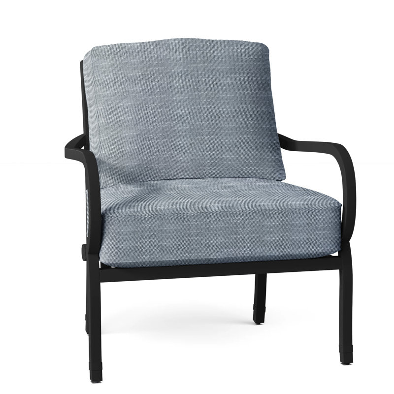 Somerset Patio Chair with Cushions, No Welt, Verona Fossil