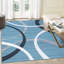 Tapis moderne à motif géométrique antidérapant à faible épaisseur et lavable à la machine-1123901926