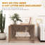 Medium Density Fiberboard (MDF) Litter Box Enclosure