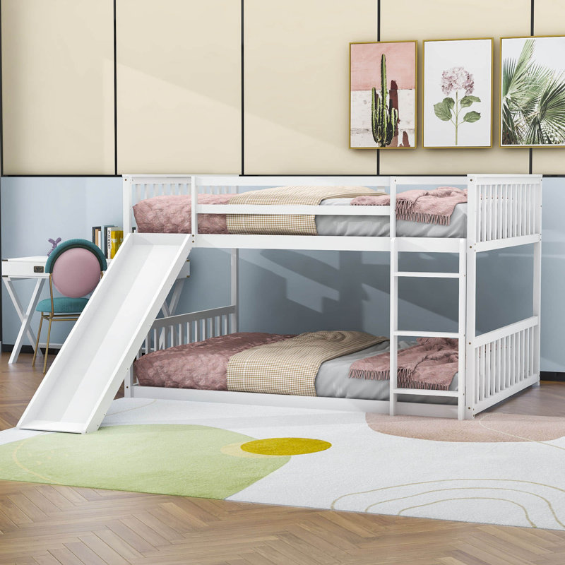 Farin Kids Full Over Full Bunk Bed, White