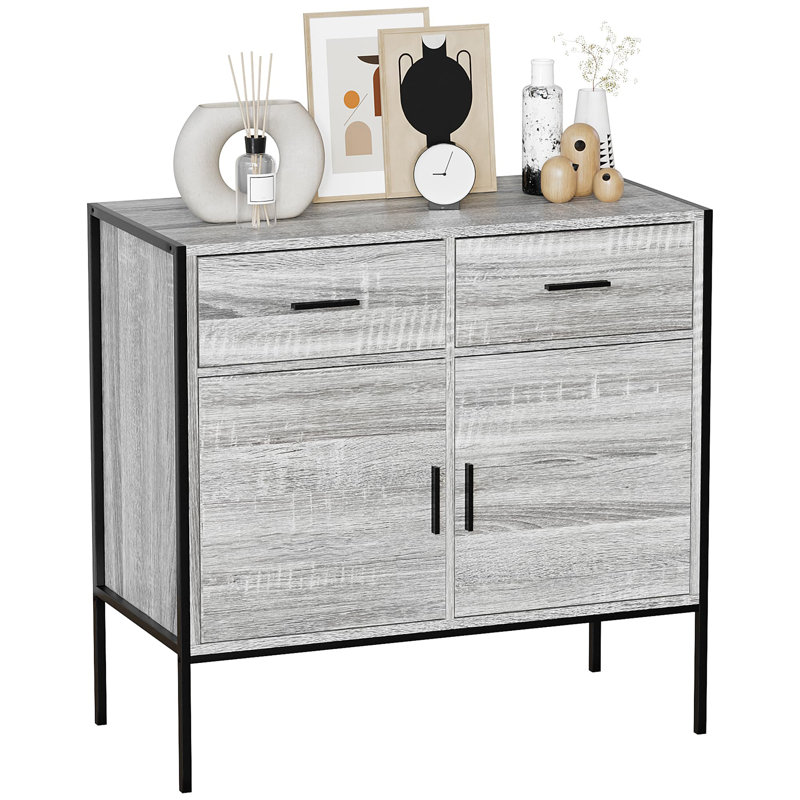 Abdulai 2 - Door Accent Cabinet, Grey