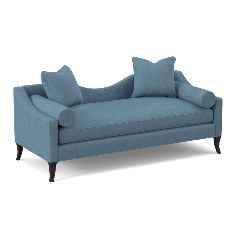 Chaise longue Audrey, Espresso, Viscose Edworth Ocean