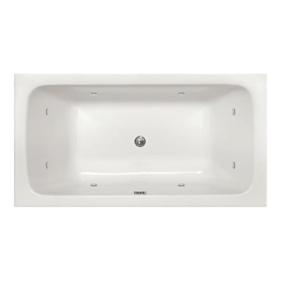 Danube 72'' x 36'' Whirlpool Solid Surface Bathtub