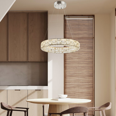 Lustre en cristal 1 lumière DEL CCT
