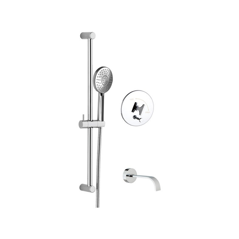 Spring Complete Shower System, Brushed Nickel