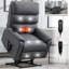 Fauteuil inclinable Power Lift à double moteur et à deux positions Leatherair-656899695