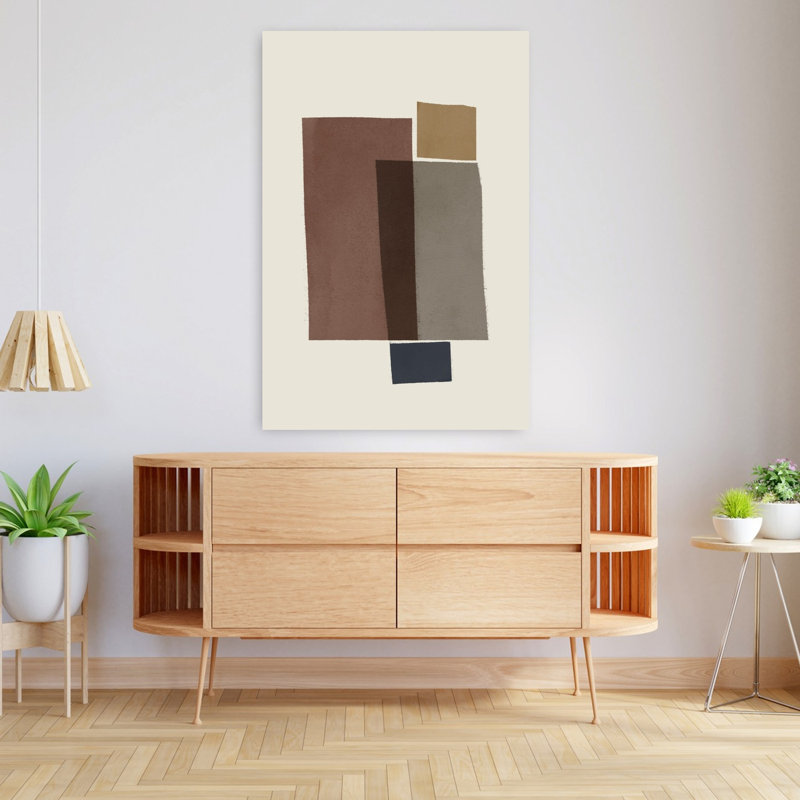 Art contemporain contemporain abstrait, H 48 po x l 32 po