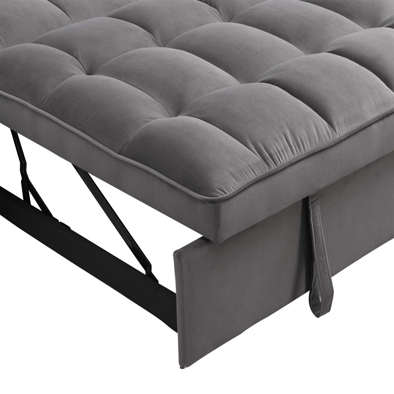 Canapé-lit convertible polyvalent avec lit gigogne, idéal pour une utilisation multifonctionnelle dans les appartements, les petites pièces et les bureaux