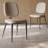 Modern simple rectangular rock slab table set-111047412